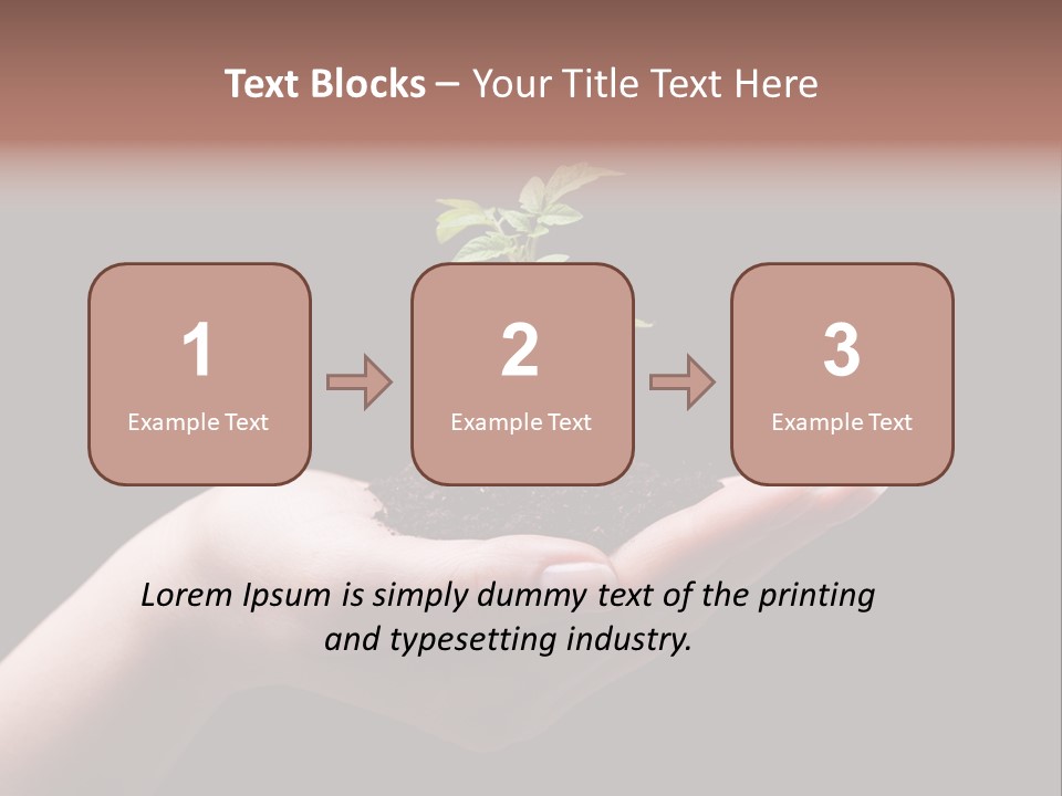 Fertile Grow Symbol PowerPoint Template