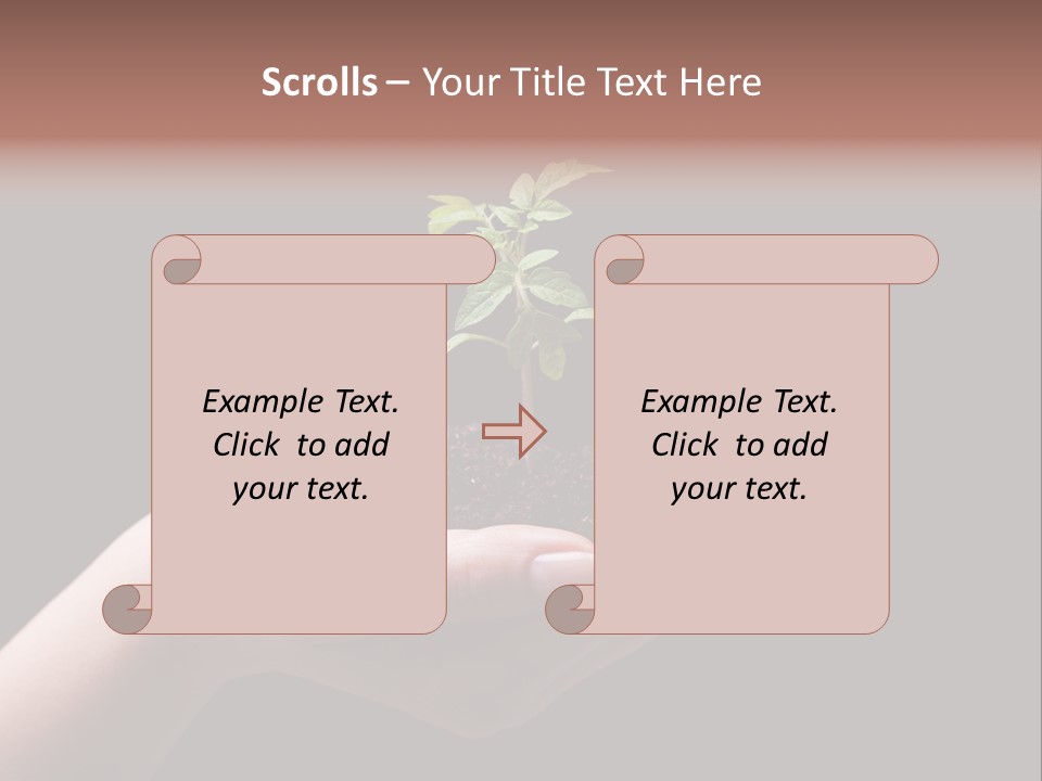 Fertile Grow Symbol PowerPoint Template