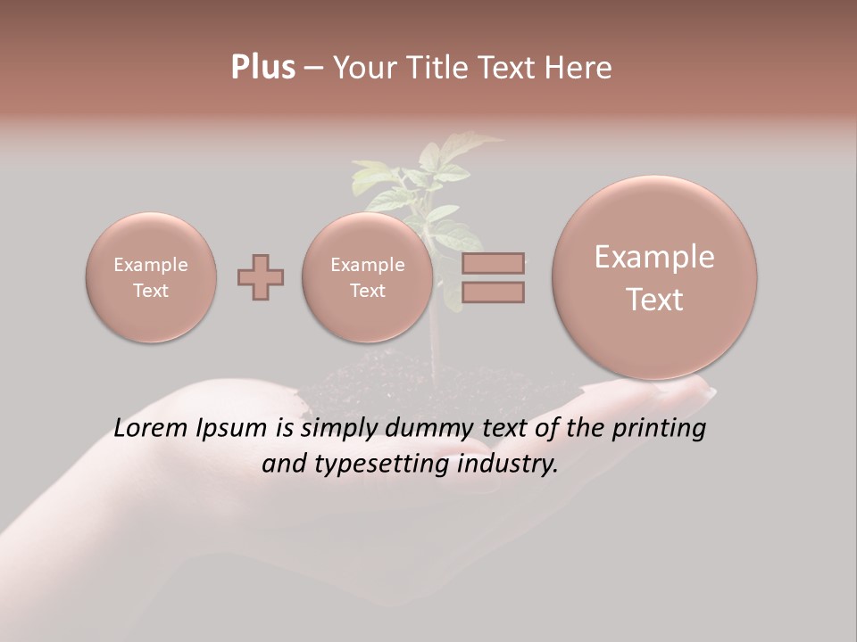 Fertile Grow Symbol PowerPoint Template