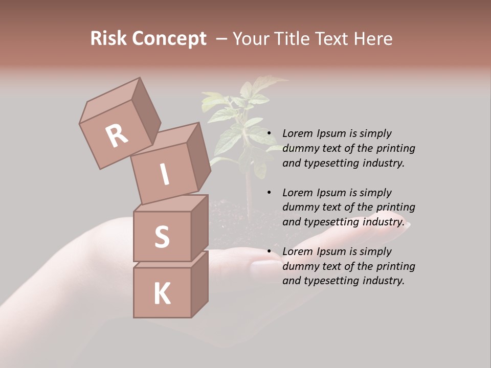 Fertile Grow Symbol PowerPoint Template
