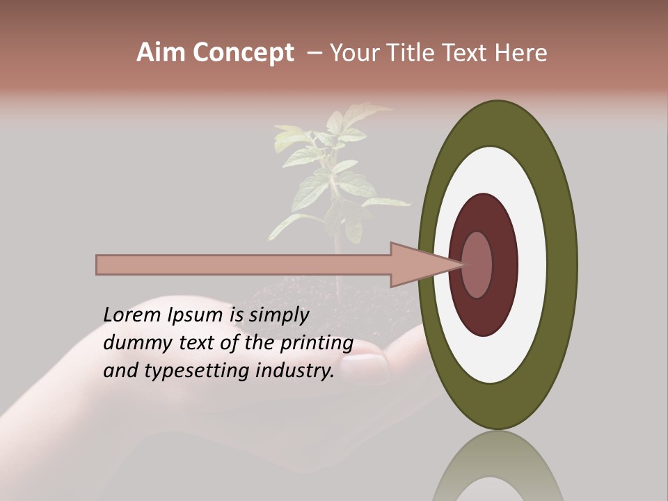 Fertile Grow Symbol PowerPoint Template