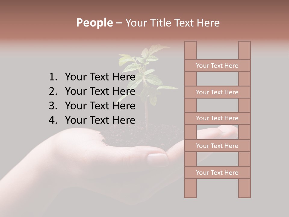 Fertile Grow Symbol PowerPoint Template
