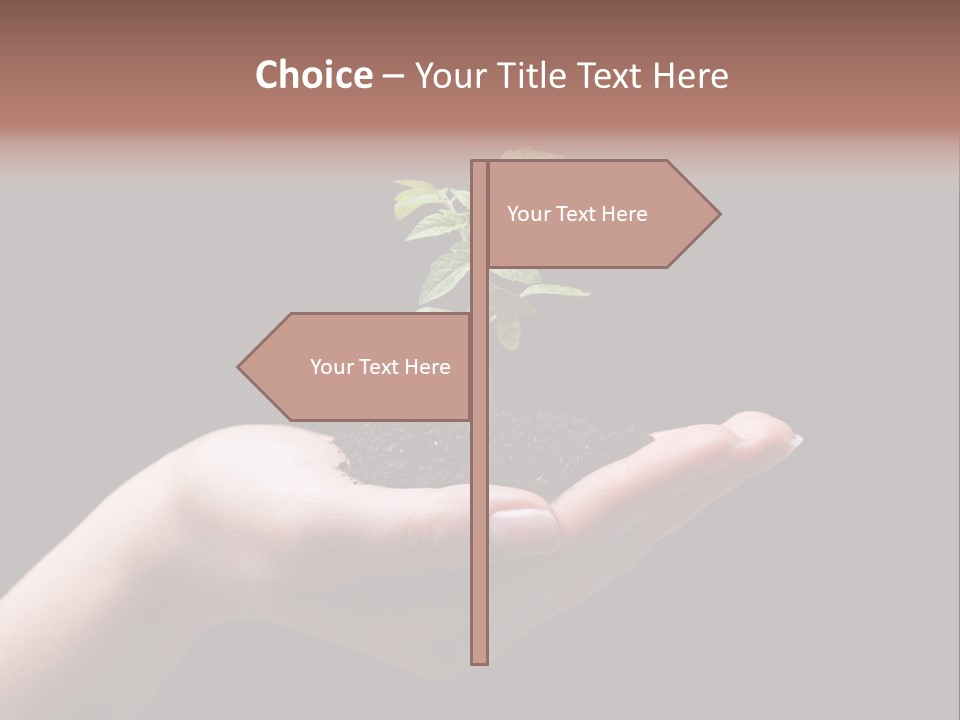 Fertile Grow Symbol PowerPoint Template