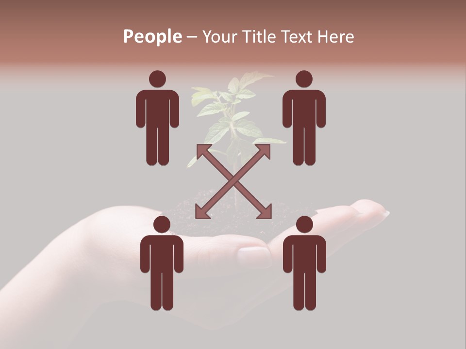 Fertile Grow Symbol PowerPoint Template