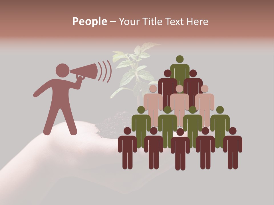 Fertile Grow Symbol PowerPoint Template