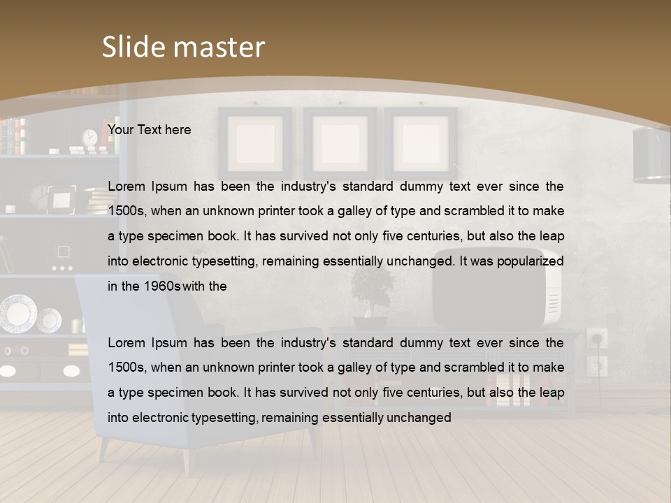 Vintage Antique Wooden PowerPoint Template