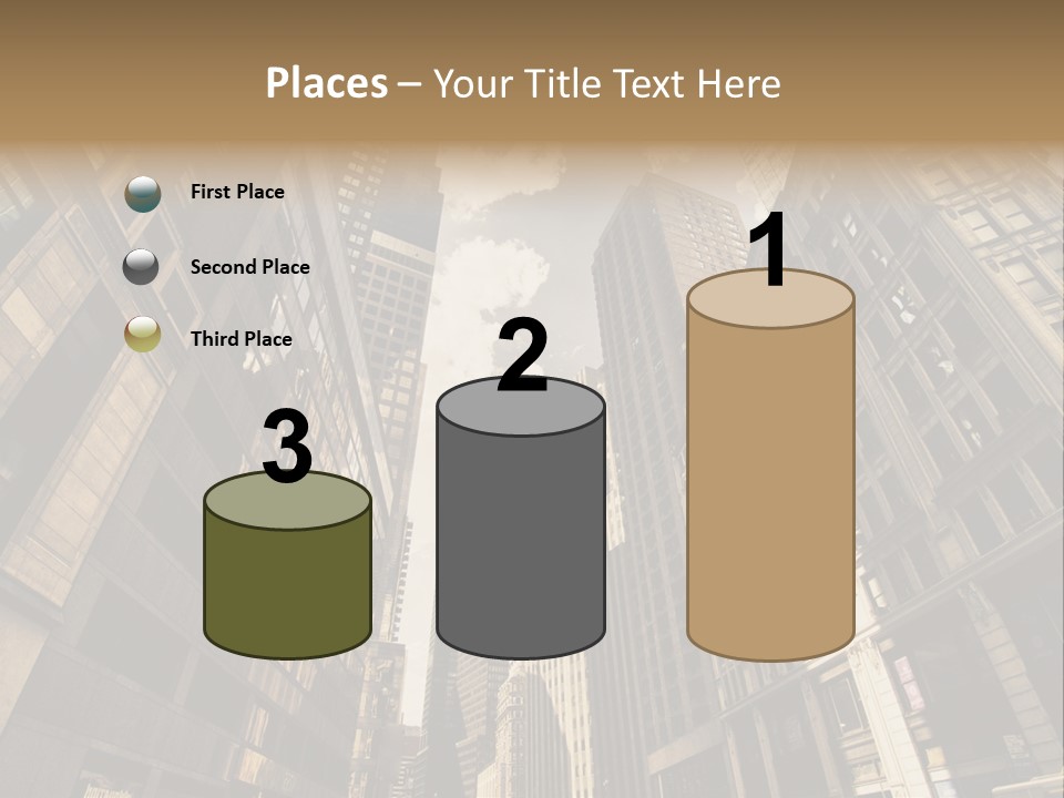 Architecture Blue Finance PowerPoint Template