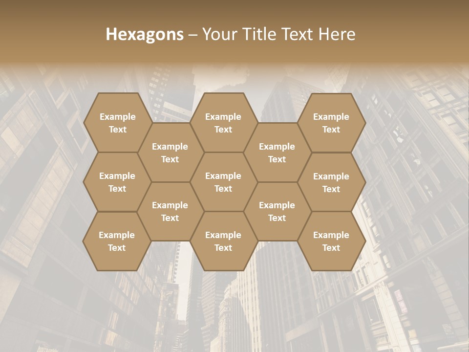 Architecture Blue Finance PowerPoint Template