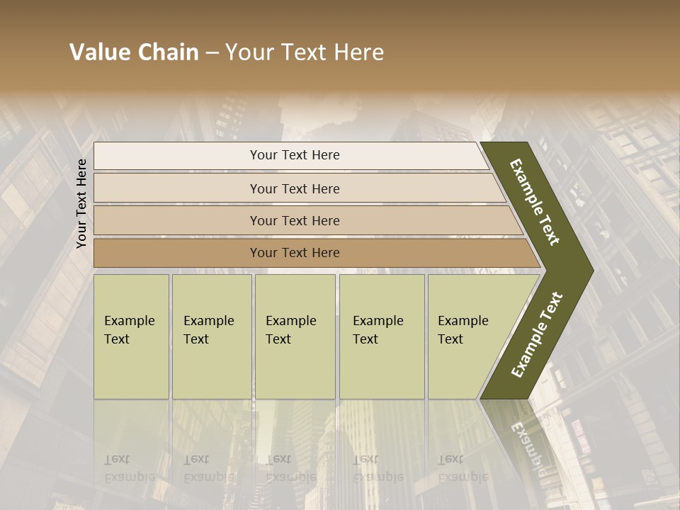 Architecture Blue Finance PowerPoint Template