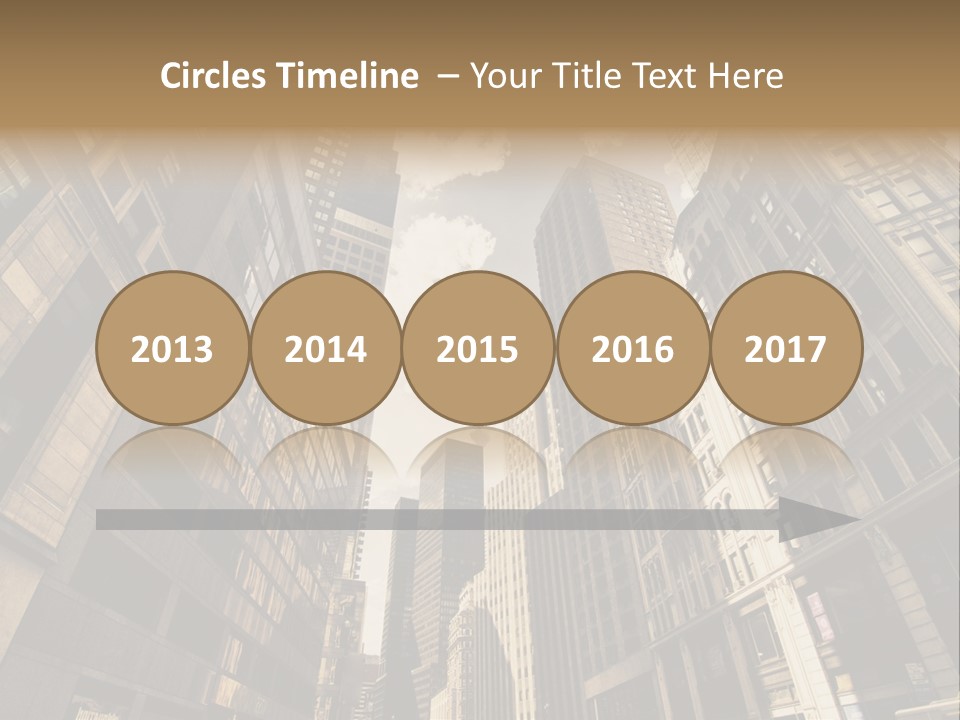 Architecture Blue Finance PowerPoint Template