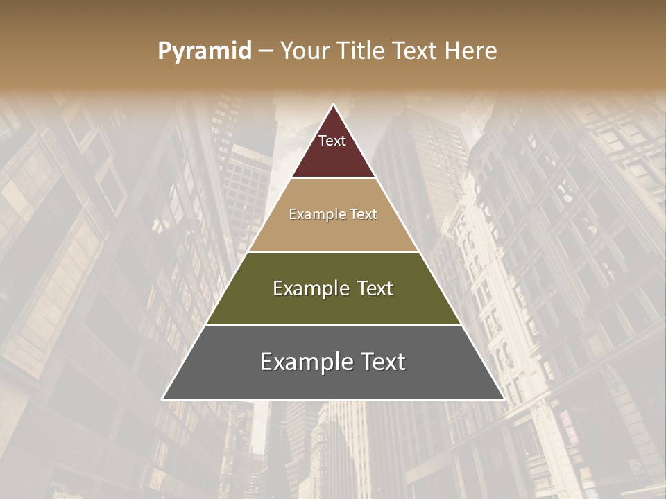Architecture Blue Finance PowerPoint Template