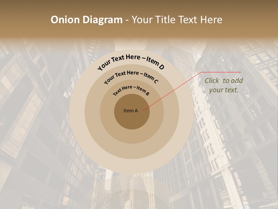 Architecture Blue Finance PowerPoint Template