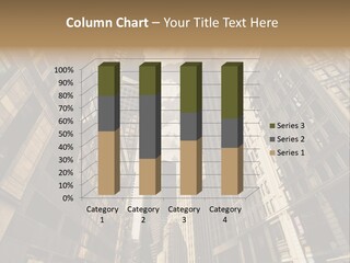 Architecture Blue Finance PowerPoint Template