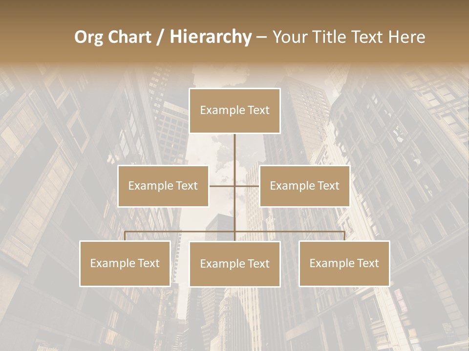 Architecture Blue Finance PowerPoint Template