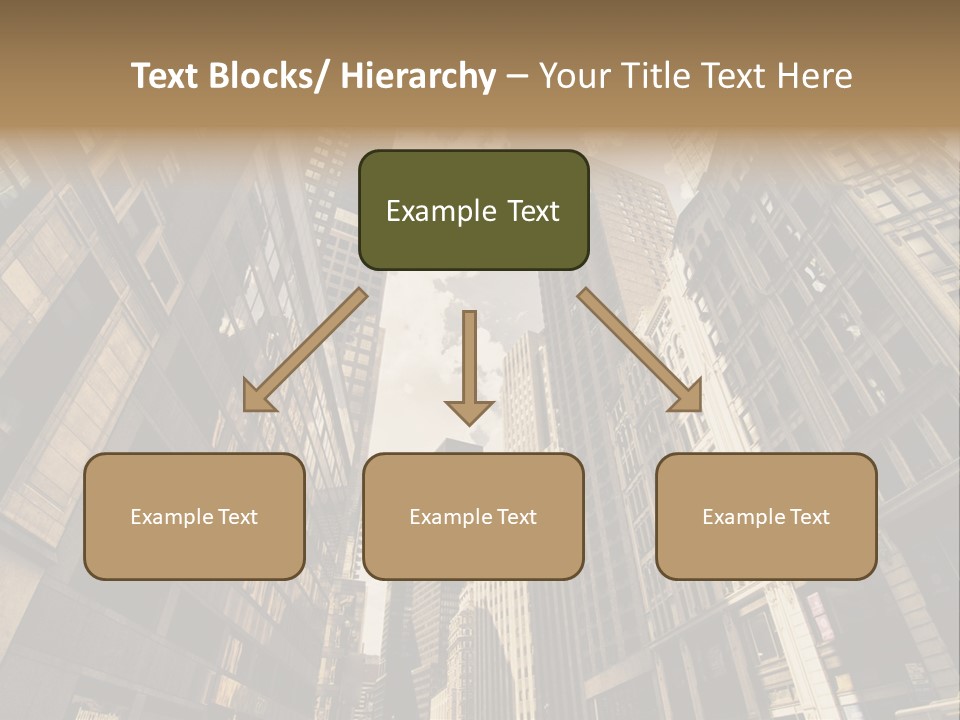 Architecture Blue Finance PowerPoint Template