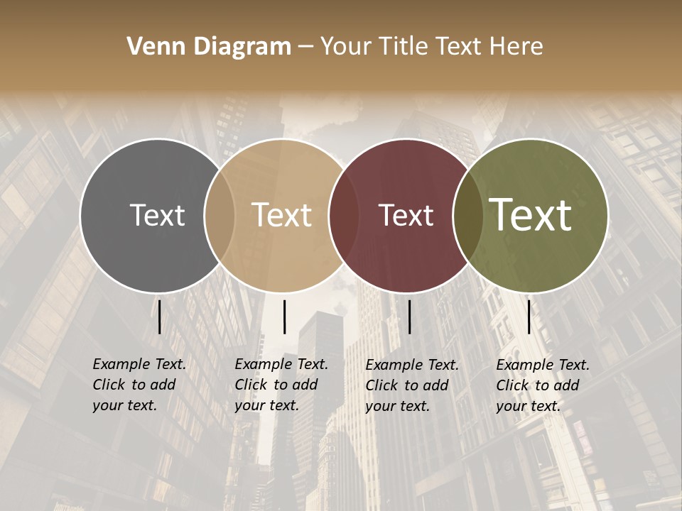 Architecture Blue Finance PowerPoint Template