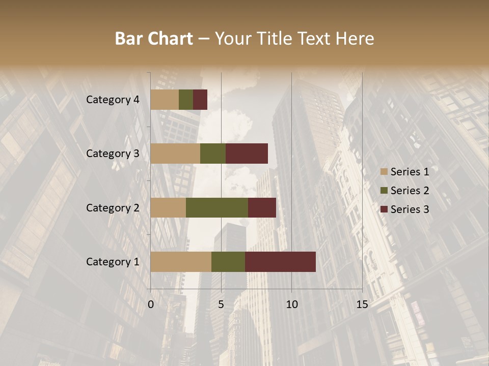Architecture Blue Finance PowerPoint Template