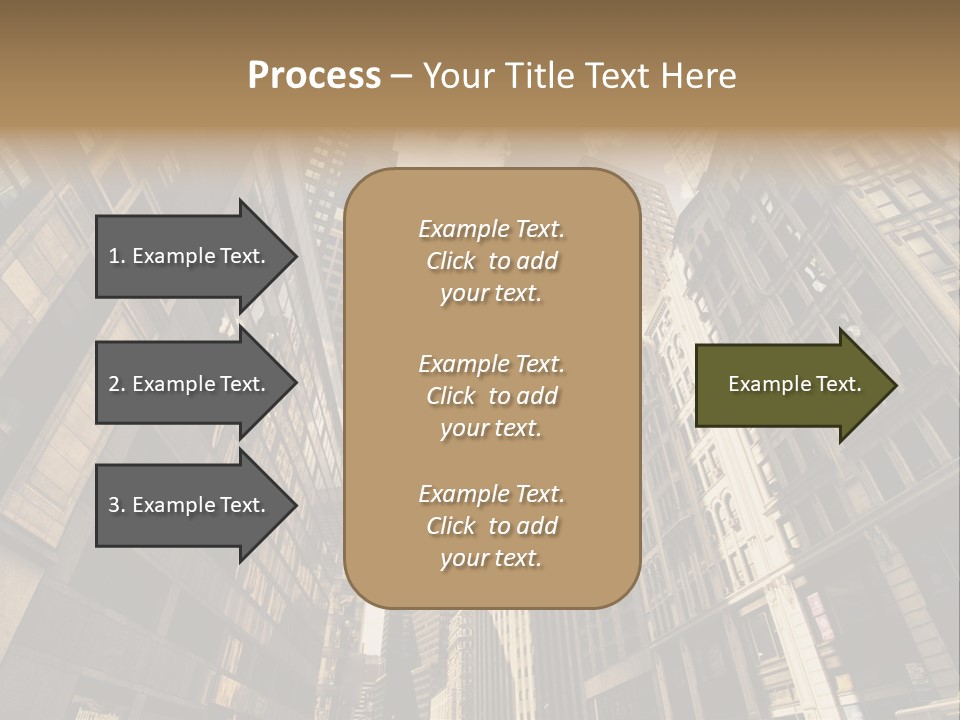 Architecture Blue Finance PowerPoint Template