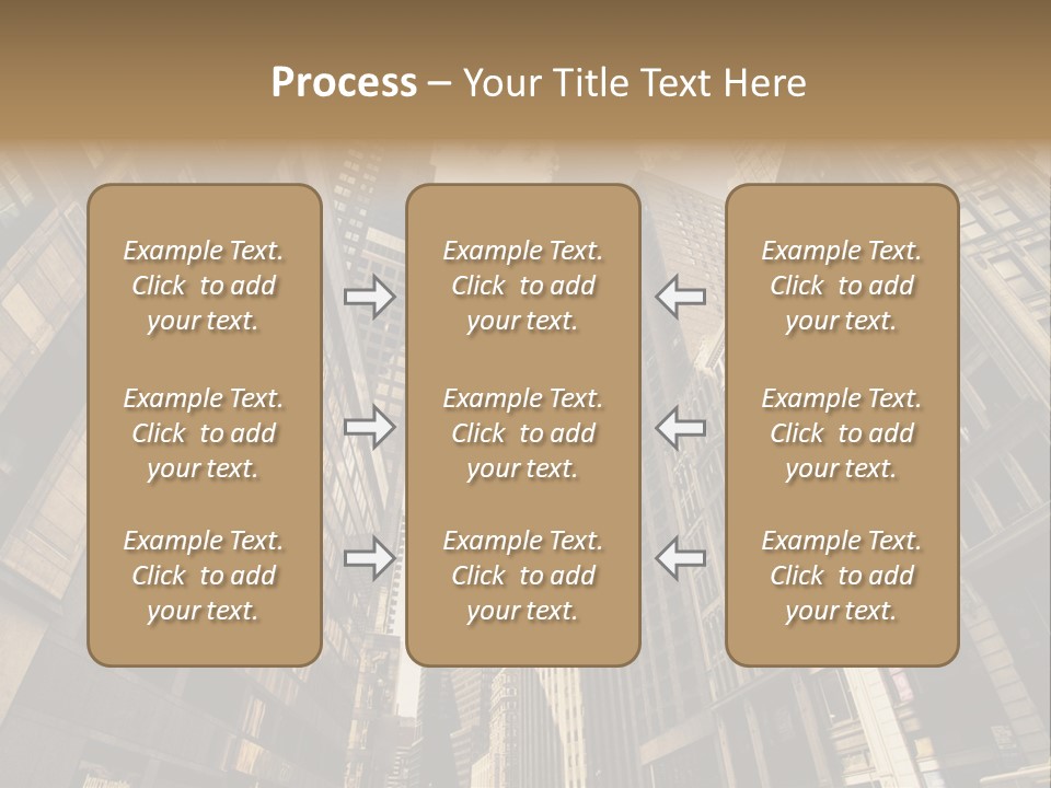 Architecture Blue Finance PowerPoint Template