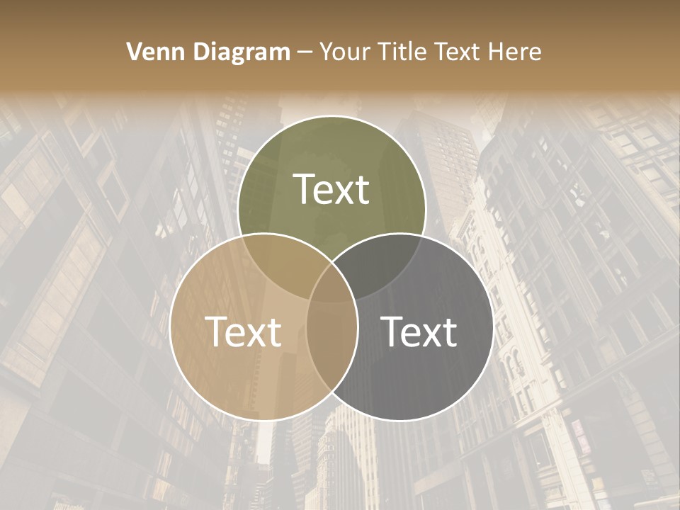 Architecture Blue Finance PowerPoint Template