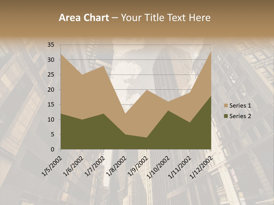 Architecture Blue Finance PowerPoint Template