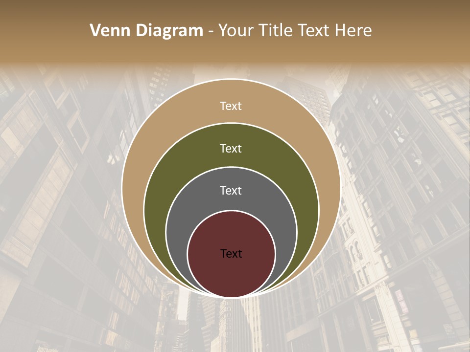Architecture Blue Finance PowerPoint Template