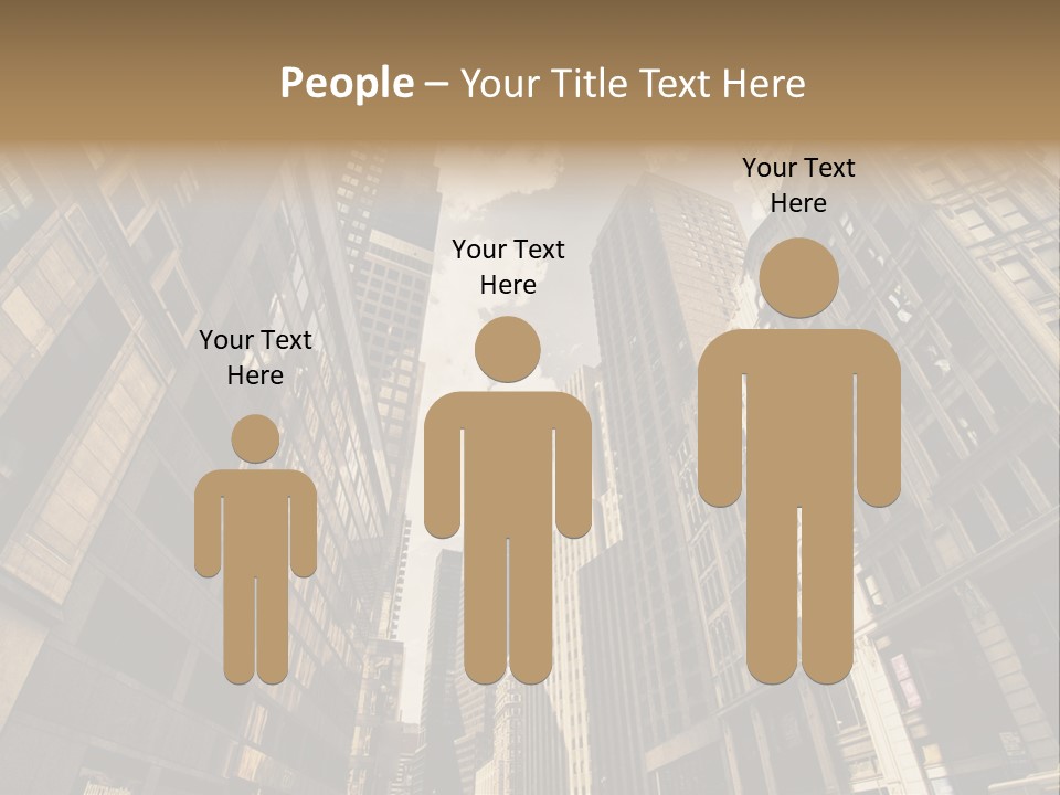 Architecture Blue Finance PowerPoint Template