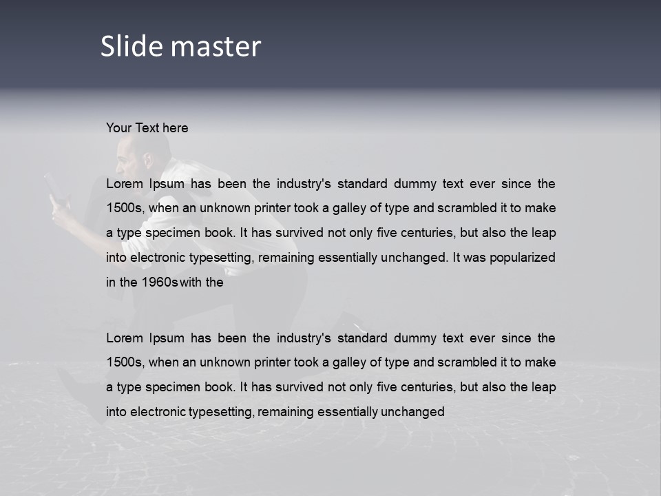 Sport Time Stressed PowerPoint Template