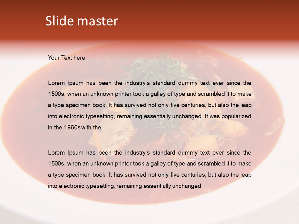 Dress Elegance Clothing PowerPoint Template