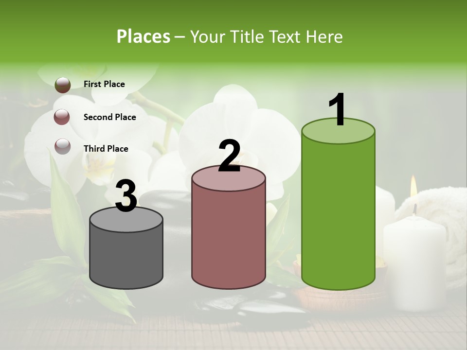 Tropical Close Up Plant PowerPoint Template