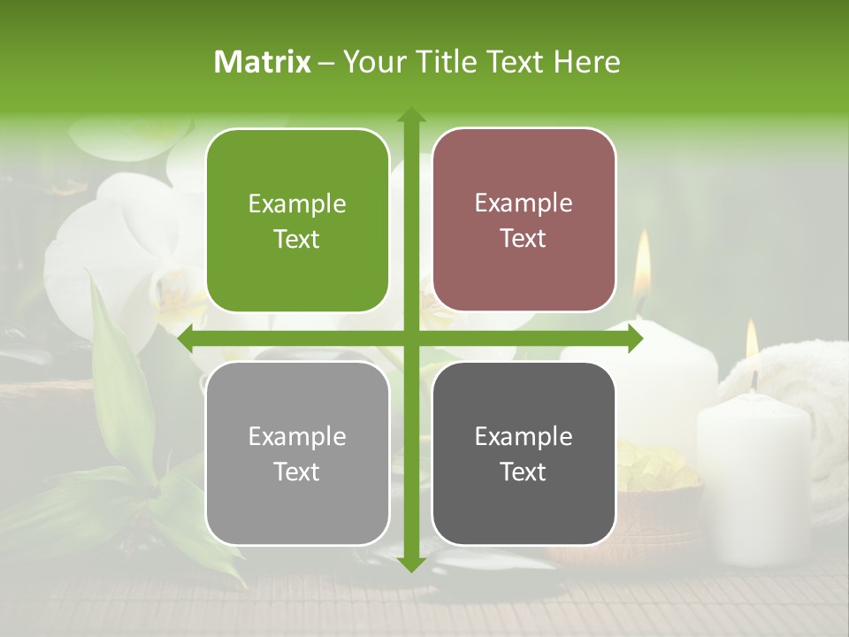 Tropical Close Up Plant PowerPoint Template