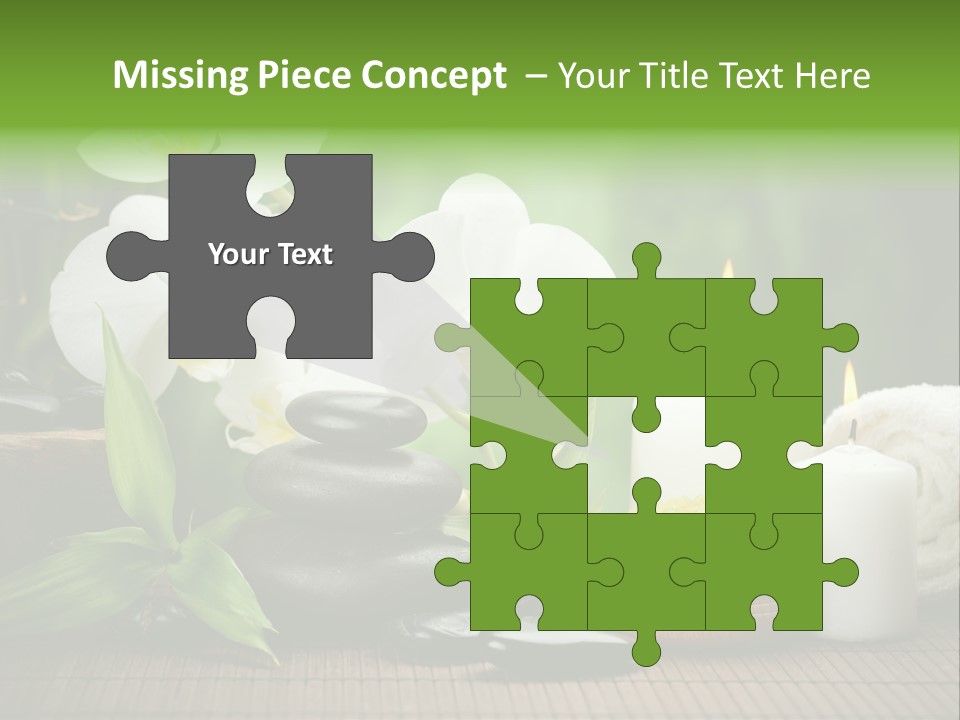 Tropical Close Up Plant PowerPoint Template