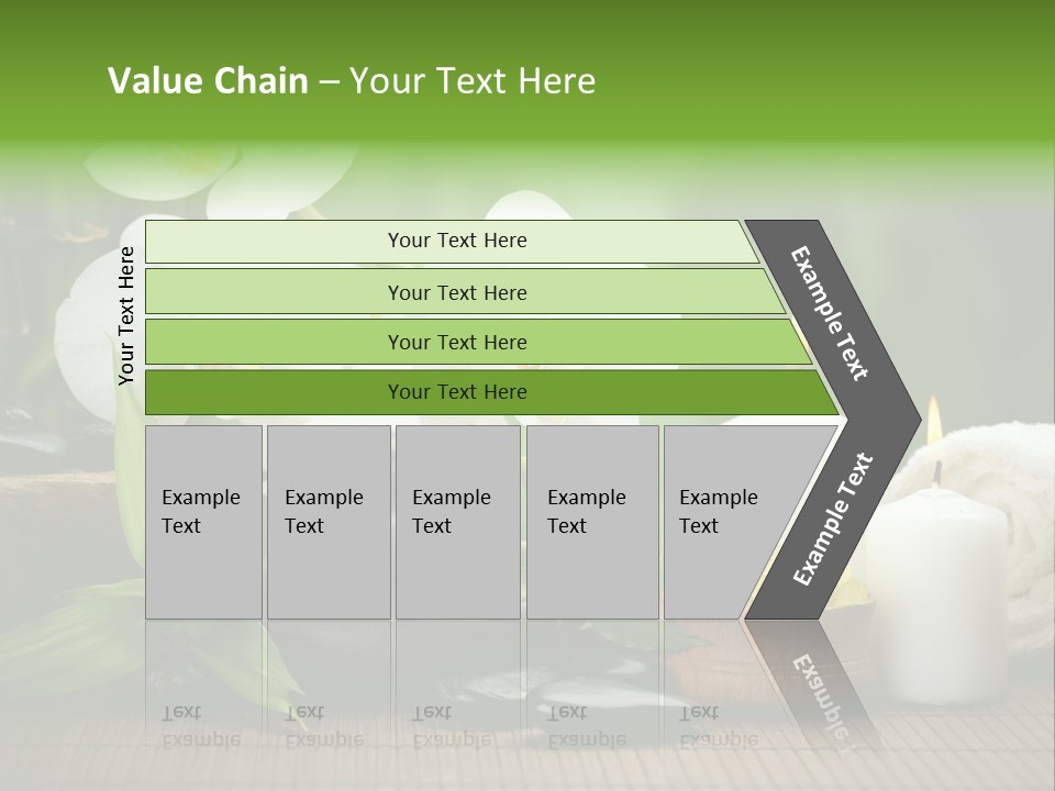 Tropical Close Up Plant PowerPoint Template