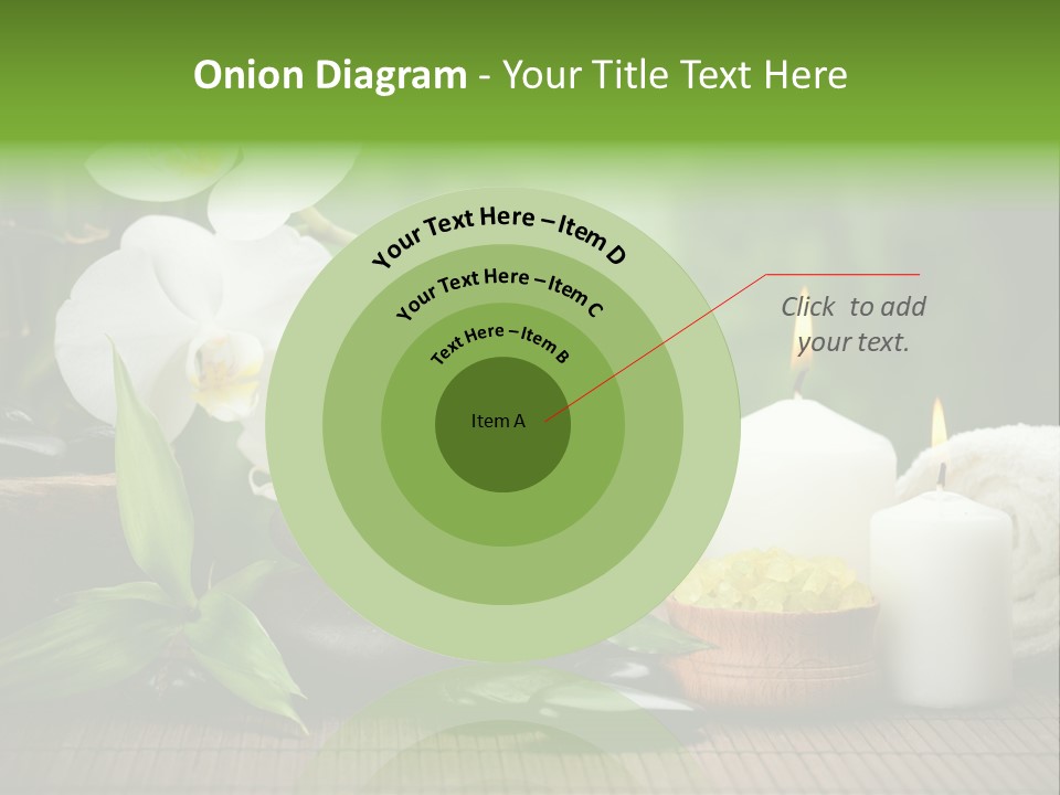 Tropical Close Up Plant PowerPoint Template