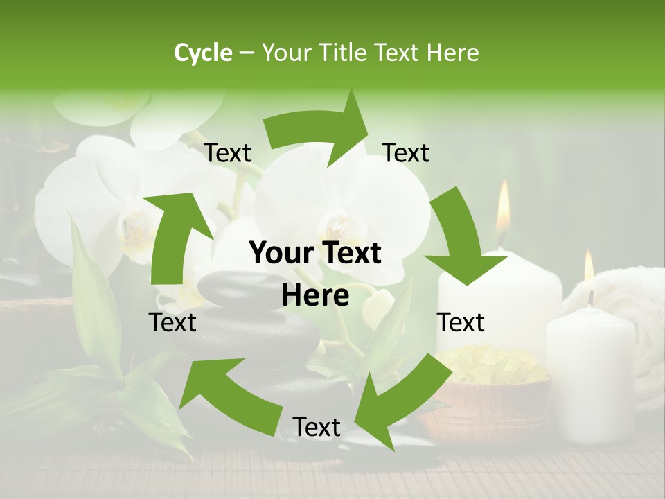 Tropical Close Up Plant PowerPoint Template