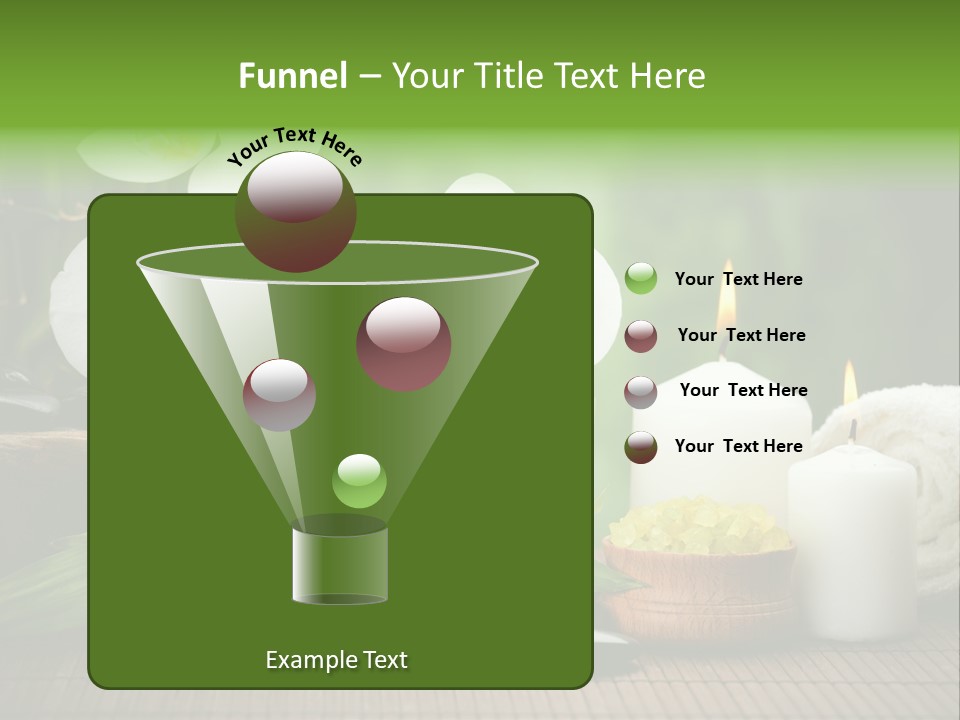 Tropical Close Up Plant PowerPoint Template