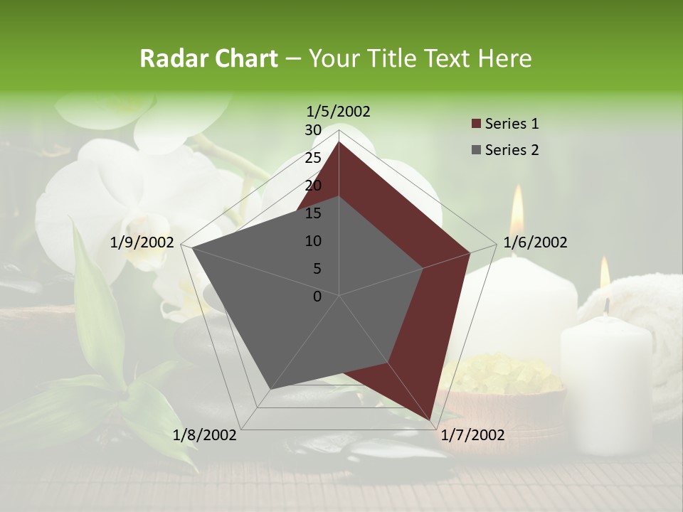 Tropical Close Up Plant PowerPoint Template