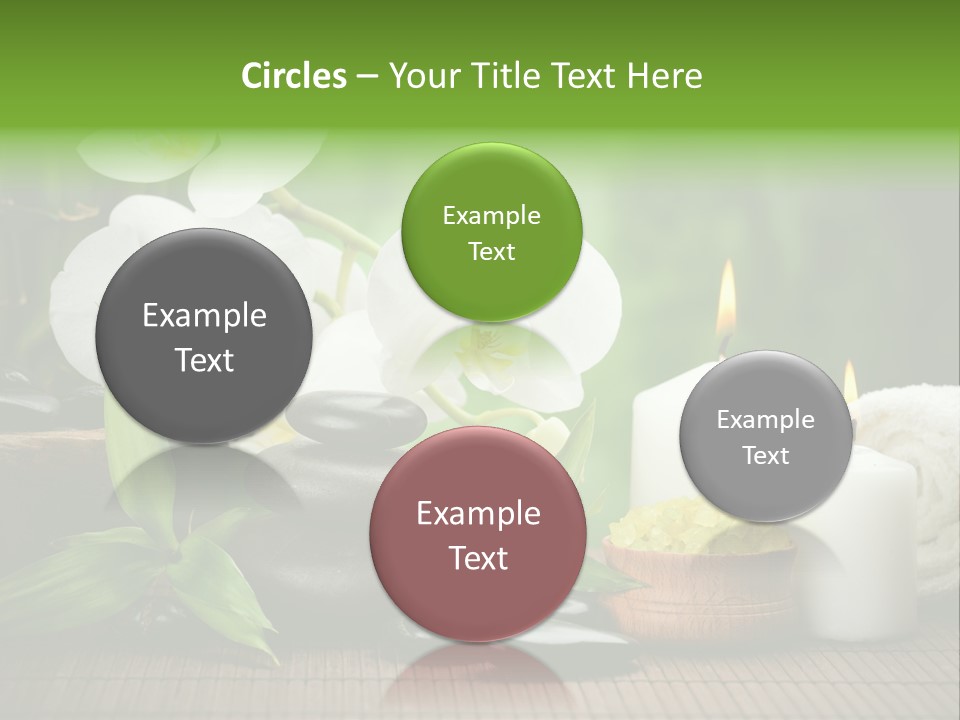 Tropical Close Up Plant PowerPoint Template