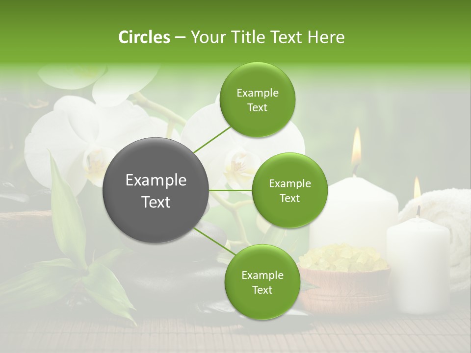 Tropical Close Up Plant PowerPoint Template