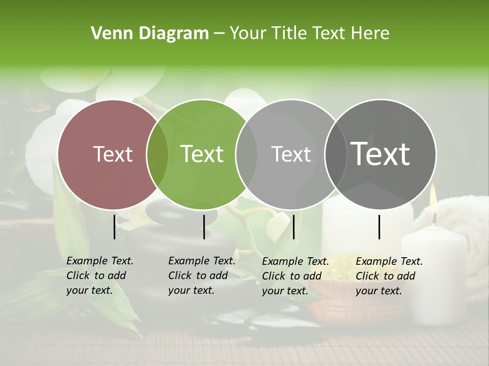 Tropical Close Up Plant PowerPoint Template