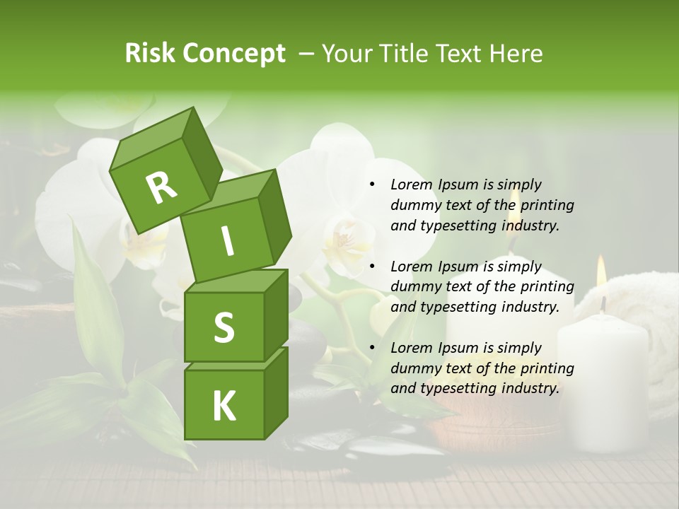 Tropical Close Up Plant PowerPoint Template