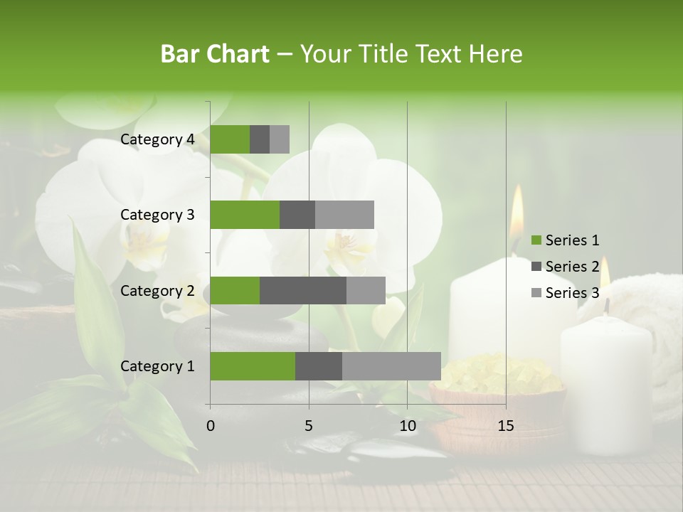 Tropical Close Up Plant PowerPoint Template