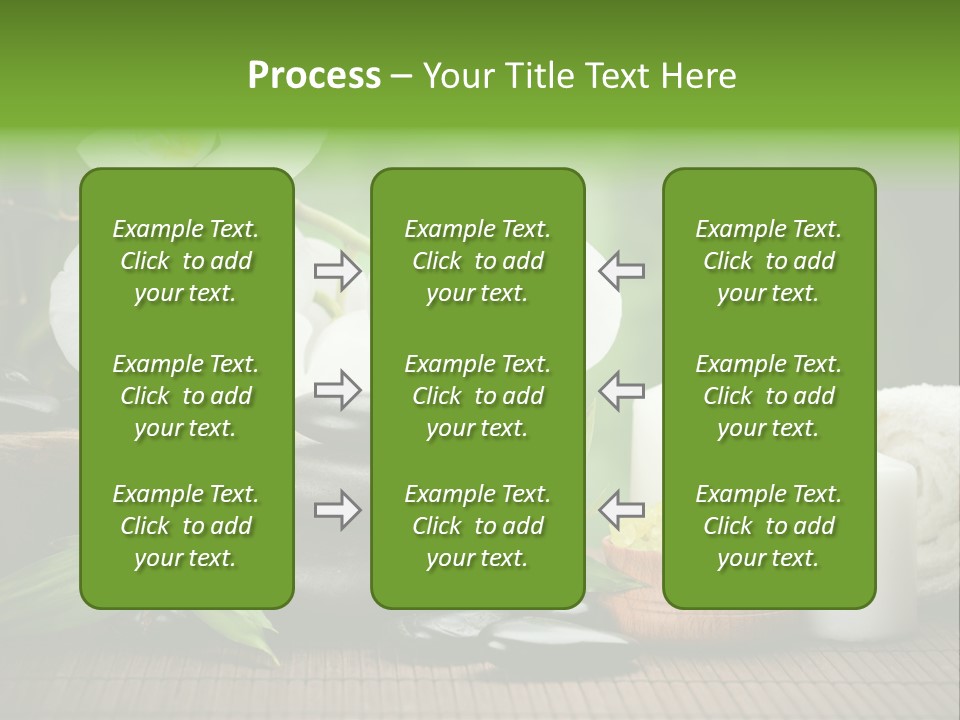 Tropical Close Up Plant PowerPoint Template