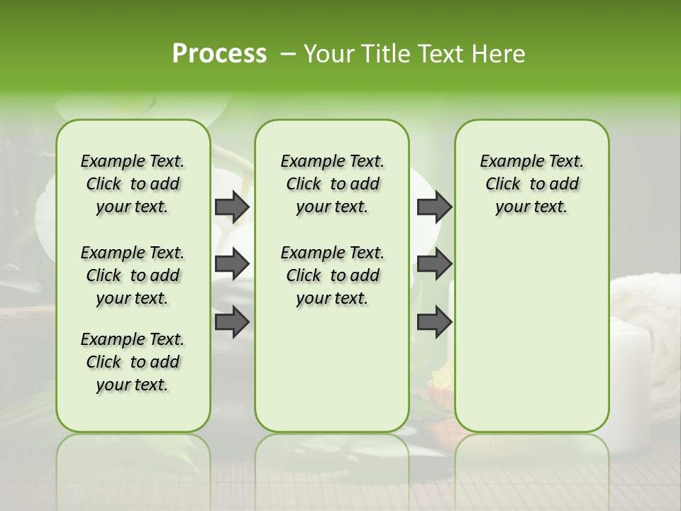 Tropical Close Up Plant PowerPoint Template
