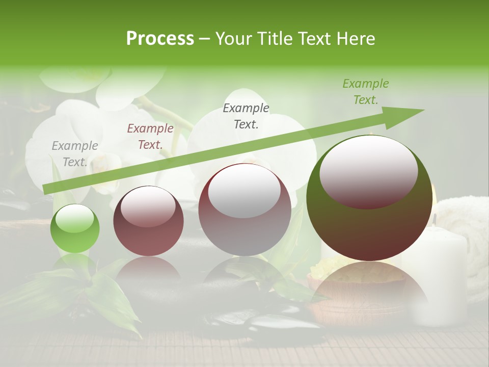 Tropical Close Up Plant PowerPoint Template
