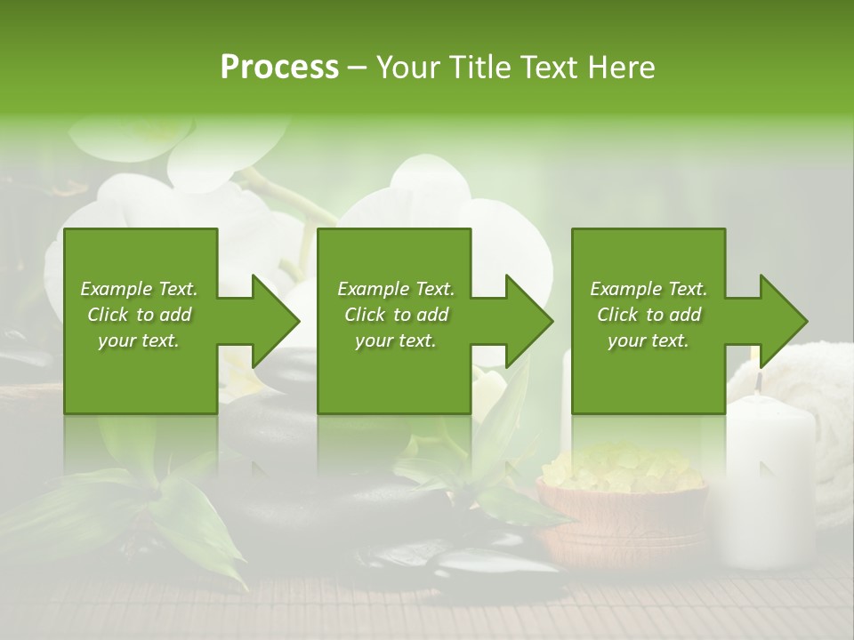 Tropical Close Up Plant PowerPoint Template