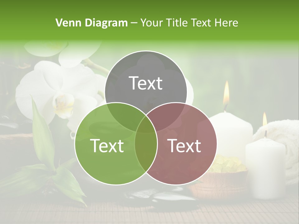 Tropical Close Up Plant PowerPoint Template