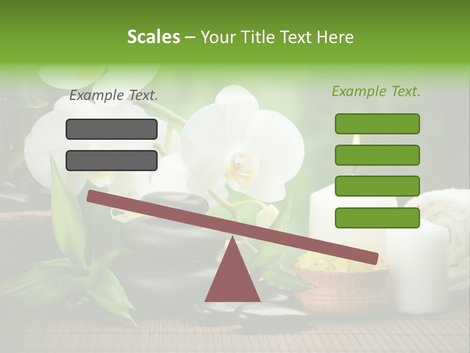 Tropical Close Up Plant PowerPoint Template