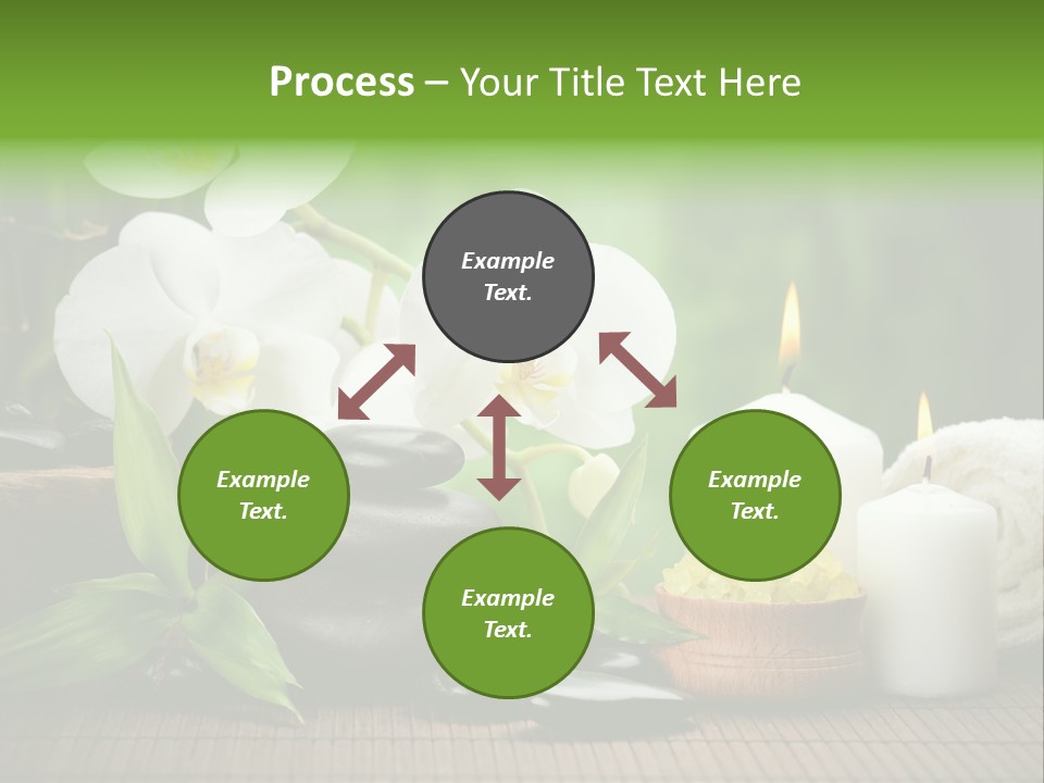 Tropical Close Up Plant PowerPoint Template