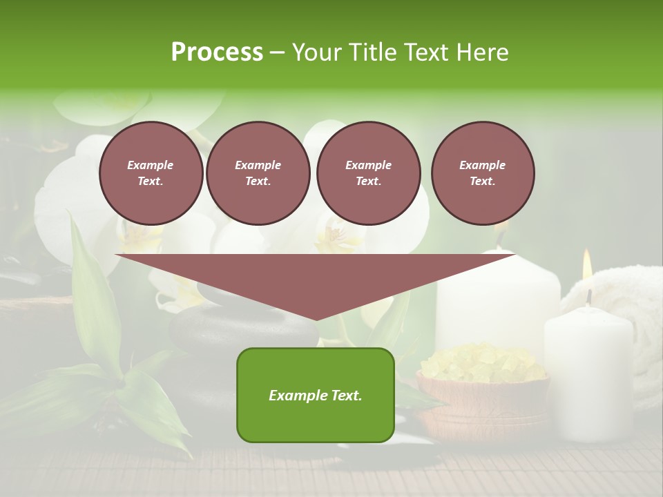 Tropical Close Up Plant PowerPoint Template